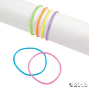Bulk Neon Jelly Bracelets<br>144 piece(s)